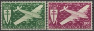 Gujana Francuska - samolot* (1945) SW 205-206