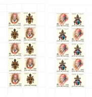 Watykan 1999 r. Mi 1269 - 1276 Arkusiki 5 zn **