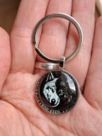 Brelok do kluczy wilk,ozdobna zawieszka