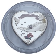 5 DOLARÓW 2008 PALAU EVERYTHING FOR YOU SREBRO SERCE PERŁA L