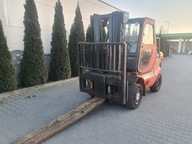 Wózek widłowy używany Linde H40T TRIPLEX KABINA lpg