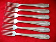 GERLACH stainless Poland WIDELCE Obiadowe ROCOCO komplet 6 sztuk