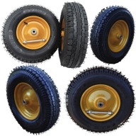 KOŁO DO TACZKI GUMOWE 400-8 WYTRZYMAŁE STALOWA FELGA KULKOWE ŁOŻYSKO 8PR
