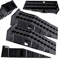 NAJAZDY SAMOCHODOWE WARSZTATOWE 8 TON 2SZT RAMPY SZEROKIE PLATFORMY KOMPLET