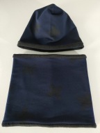 ZIMOWY KOMPLET CZAPKA + KOMIN - Polar roz. 54-60