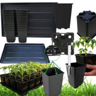 Doniczka produkcyjna do rozsady pikowania kwadratowe 9x9x13 cm 0.8 l