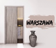 DRZWI PRZESUWNE KASETA 70 + SPOWALNIACZ. WARSZAWA !!!!!! OD RĘKI