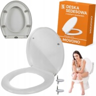 DESKA SEDESOWA WOLNOOPADAJĄCA TWARDA UNIWERSALNA MOCNA WYPINANA WC PREMIUM