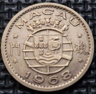 *MAKAU [0808]*10 Avos 1968 Port Prowincja Zamorska