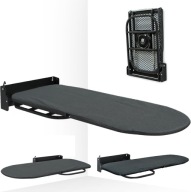 Deska do prasowania ścienna czarna składana obracana 92x32cm RedukcjaMiejsc