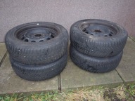 195/55R16 BMW Zestaw 4 sztuki koła opony zimowe 16" M+S felgi stalowe