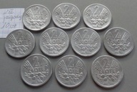 2 złote z 1958 do 1974 roku , 10 sztuk , JAGODY , LOT INWESTYCYJNY
