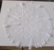 Serweta obrus szydełkowy okrągły handmade