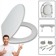 DESKA SEDESOWA WOLNOOPAD WYPINANA UNIWERSALNA CERSANIT KOLO ROCA BIAŁA