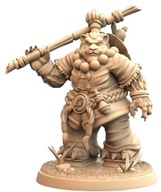 Oriental Sentinel Panda Warrior Strażnik A D&D RPG Druk 3D
