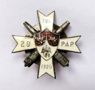 Odznaka 29 Pułk Artylerii Polowej