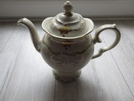 KPM PORCELANOWY DZBANEK ZŁOTE LIŚCIE