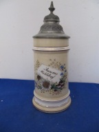 Sliczny Porcelanowy Stary Kufel 1/2Lok,1880r-41-