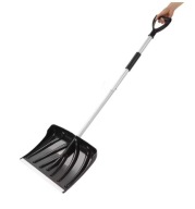 ŁOPATA DO ŚNIEGU ALUMINIOWA DUŻA SZUFLA DO ODŚNIEŻANA MOCNA SOLIDNY TRZONEK