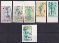 1967 Wietnam bambusy Mi 469-74B (*) cięte