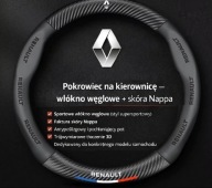 Renault Clio Megane Scenic Kadjar Laguna pokrowiec na kierownice Premium
