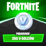 Fortnite 200 V-dolców Gift Podarunek Skórka Skin Sklep PC XBOX PS V-dolce