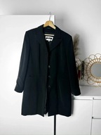 Czarna francuska marynarka vintage Votre Nom Paris, klasyczna długa, M