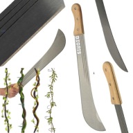 MACZETA KARCZOWNIK DO GAŁĘZI DUŻA NÓZ TASAK TRAWY ZAROŚLI OGRODOWY 65CM