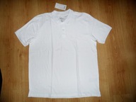 IDENTIC NOWA BIAŁA POLO KOSZULKA r XXL BAWEŁNA