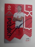 Karta topps autograf Polska Kamil Glik PZPN Duma Polski