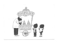 Pocztówka - F. Westendorp, Julek i Julka i lody w parku / lodziarz ...