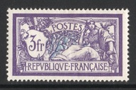 Francja 1925 rok Mi 181* Wolność i Pokój 3 Franki Piękny Znaczek