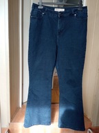 spodnie dżins simply be denim kim high waist bootcut 44 wysoki stan strecz