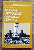 Pozycja ustrojowa i funkcje sejmu RP