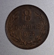 Guernsey 8 double 1885r. BCM