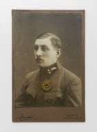 ŻOŁNIERZ KuK Kraftfahrtruppe WOJSKA SAMOCHODOWE - ZDJĘCIE STRYJ ok.1914 r.