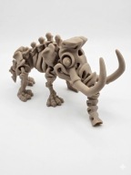 Figurka Szkielet Mamuta 22cm - Model Kolekcjonerski Druk 3D