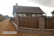 Ogrodzenie łupane, pustak łupany, bloczek Combet A2-A5 39x22x16 Brązowy