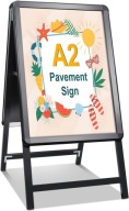 Stojak reklamowy A2 dwustronny potykacz STANDNEE