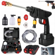 MYJKA CIŚNIENIOWA AKUMULATOROWA DO OKIEN OGRODU KOSTKI 2X AKUMULATOR ZESTAW