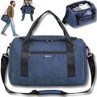 TORBA Bagaż Podręczny DO SAMOLOTU RYANAIR 40x20x25 PASEK KIESZENIE UCHWYT