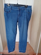 laura torelli young fashion m 42 spodnie dżins proste ze średnim stanem