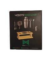 Zestaw barmański 8 el. do koktajli + stojak | 34. Finał Sztab Białystok