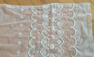 FIRANKA ecru firana gipiura haftowana 155x417(150)