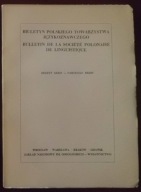 BIULETYN PTJ językoznawstwo PL Kosowo Albania Kuryłowicz Historia semantyka