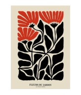 "Fleurs du Jardin" – Artystyczny Plakat Florystyczny