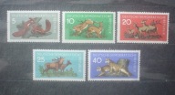 seria Mi 737 - 741 ** DDR NRD ZWIERZĘTA LEŚNE