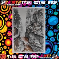 Szlak do Wdsp.Kamieńczyka , tusz lawowany - Barbara Zientara-Chmiel Imielin