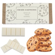 Sojowy wosk zapachowy do kominka duża pojemność wydajny - świeże ciasteczka