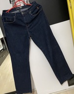 Nw Spodnie jeans proste Esmara granat bawełna z elastanem